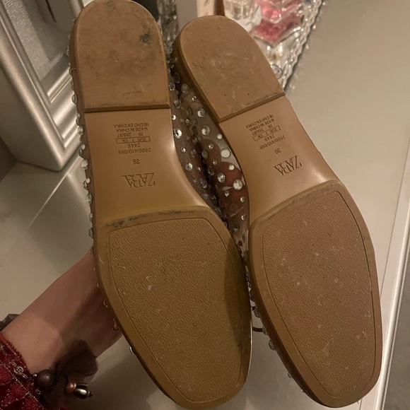 Zara women mesh crystal flats - Picture 11 of 11